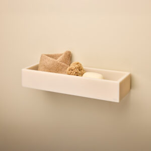 Cubo Aparador Alto Pequeno (40x7x15cm) Resina/Metal