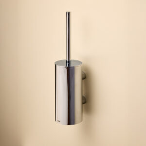 New L55 Porta Escovas Fixo para Vaso (Ø7,5 x 32 cm) Metal