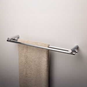 New L55 Toalheiro Duplo 60 (60 x 4 x 12,5cm) Metal