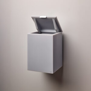 Smart Cover Lixeira Fixa (20x31x23cm) Resina/Inox