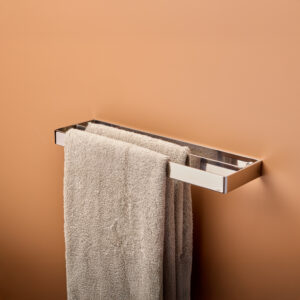 SS Slim Toalheiro Duplo 45 (45 x 3 x 12 cm) Inox