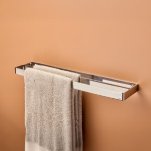 SS Slim Toalheiro Duplo 60 (60 x 3 x 12 cm) Inox