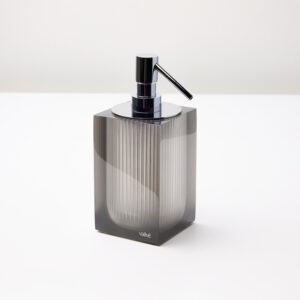 Lux Tampa Inox, Porta Sab.Líquido (8,5x19,5x8,5cm) Resina/Inox Polido