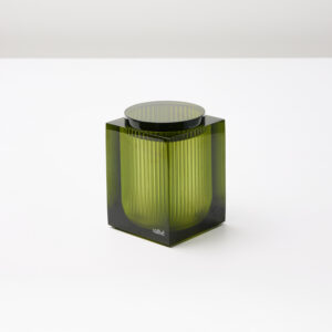 Lux Tampa Resina, Porta Algodão e Cotonetes (8,5x11,5x8,5cm) Resina